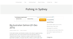 Desktop Screenshot of fishinginsydney.com