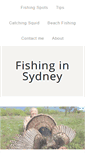 Mobile Screenshot of fishinginsydney.com