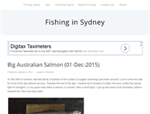 Tablet Screenshot of fishinginsydney.com